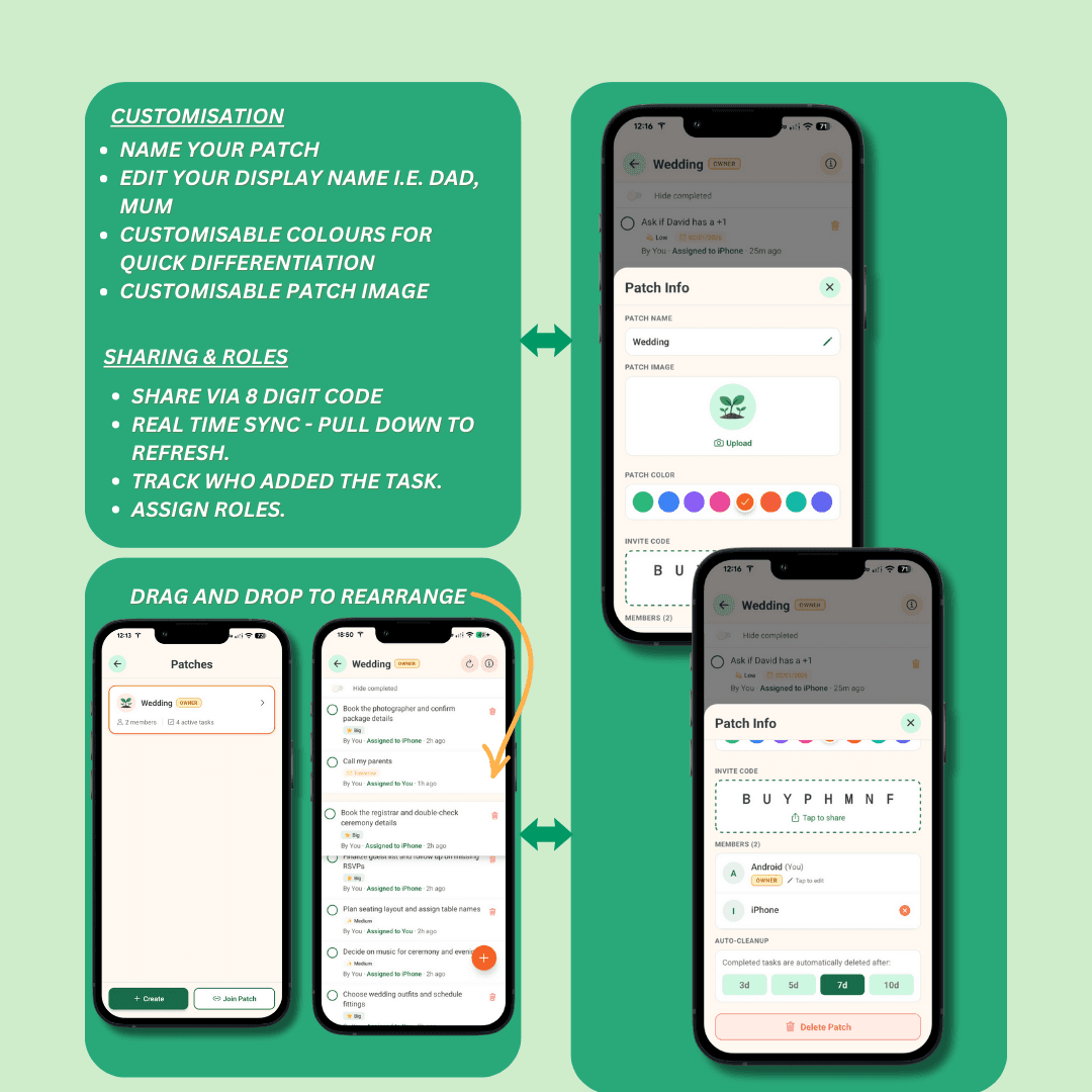 Customise & Share Your Patches